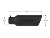 MBRP performance muffler T304 stainless steel black coated carbon fiber tip T5130BLK 4 inch inlet/outlet