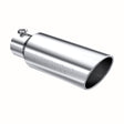 MBRP performance muffler T304 stainless steel black coated carbon fiber tip T5130 4 inch inlet/outlet