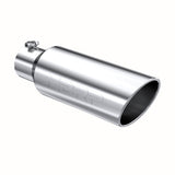 MBRP performance muffler T304 stainless steel black coated carbon fiber tip T5130 4 inch inlet/outlet