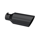 t Tip; 7in. O.D.; Rolled End; 4in. inlet 18in. in length; Black - T5126BLK MBRP Exhaust