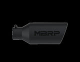 t Tip; 7in. O.D.; Rolled End; 4in. inlet 18in. in length; Black - T5126BLK MBRP Exhaust
