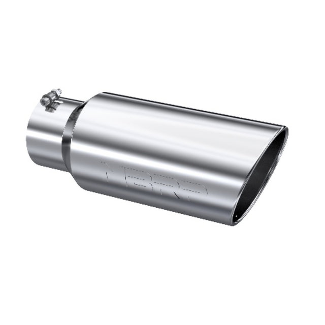 MBRP performance muffler T304 stainless steel black coated carbon fiber tip T5127 5 inch inlet/outlet