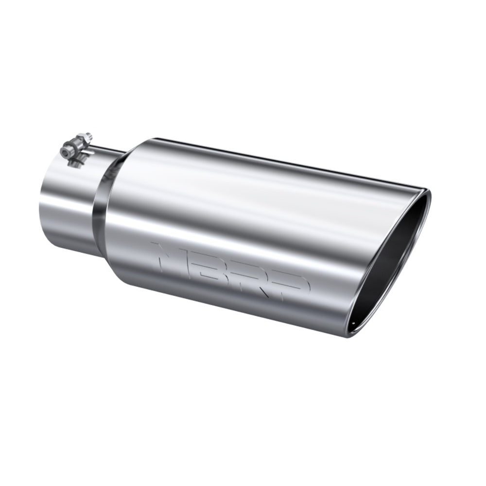 MBRP performance muffler T304 stainless steel black coated carbon fiber tip T5127 5 inch inlet/outlet
