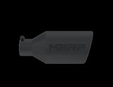 MBRP performance muffler T304 stainless steel black coated carbon fiber tip T5128BLK 4 inch inlet/outlet