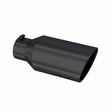MBRP performance muffler T304 stainless steel black coated carbon fiber tip T5129BLK 5 inch inlet/outlet