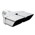 MBRP performance muffler T304 stainless steel black coated carbon fiber tip T5118 2 inch inlet/outlet