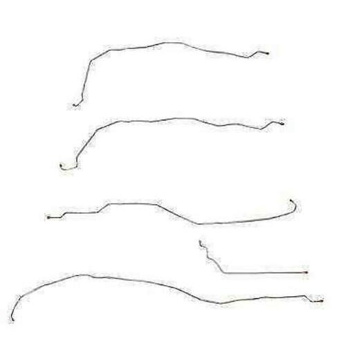 01-07 Chevrolet Silverado 2500 HD Front Brake Line Kit Steel TKT0101OM