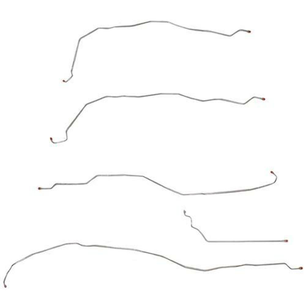Front Brake Line Kit for 2001-2007 Chevy Silverado 2500 HD stainless steel