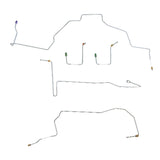 Front Brake Line Kit for 01-02 Ford Explorer Sport Trac 4WD stainless steel