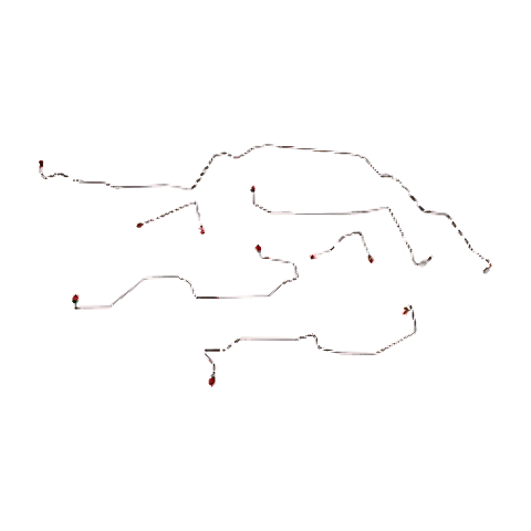 02-04 Ford Explorer Front Brake Line Kit No AdvanceTrac