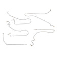 Front Brake Line Kit for 2005-2006 05-07 Chevy Silverado 1500 2WD stainless steel
