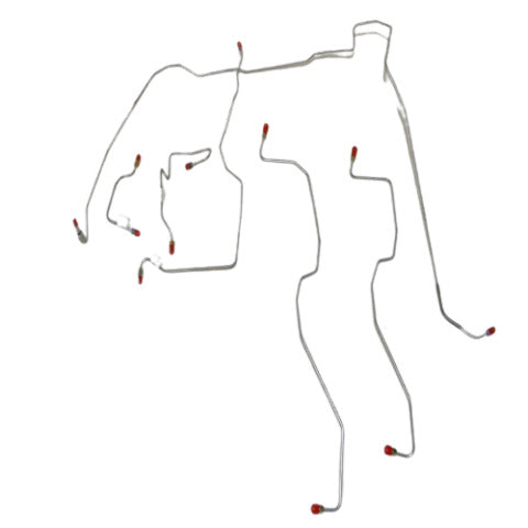 Front Brake Line Kit for 06-10 Ford Explorer stainless steel