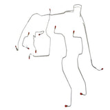 Front Brake Line Kit for 06-10 Ford Explorer stainless steel