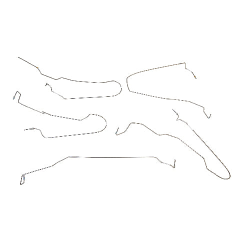 Front Brake Line Kit for 2007-2008 Chevy Silverado 1500 4WD