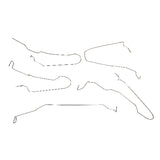 Front Brake Line Kit for 2007-2008 Chevy Silverado 1500 4WD