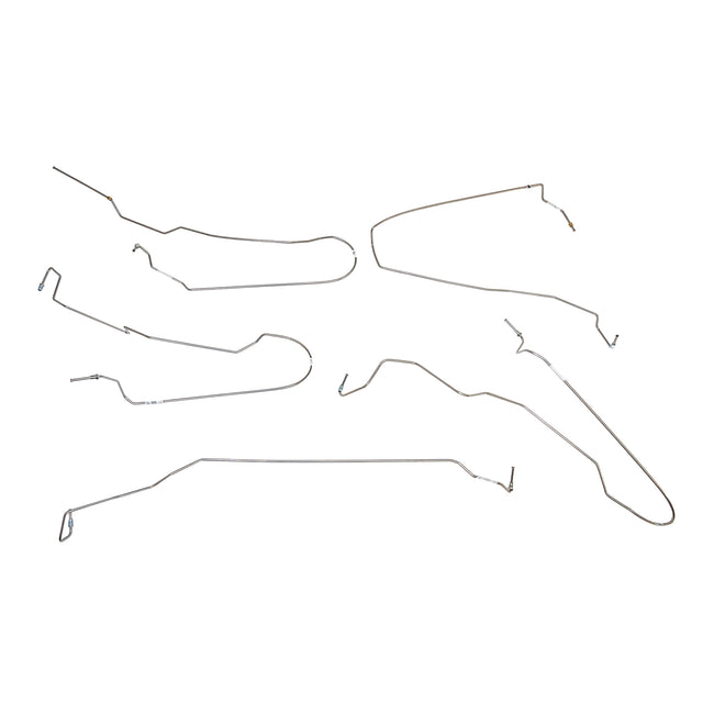 Front Brake Line Kit for 2013 07-08 GMC Sierra 1500 4WD drum brakes stainless steel