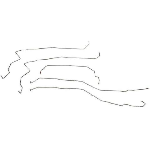 07-12 Chevrolet Silverado 2500HD/3500HD w/o code JL4 Front Brake Line Kit Stainless Steel