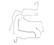 Brake Line Kit for 15-17 Ford F-150, Front Brake Kit; Stainless stainless steel