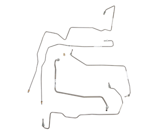 Brake Line Kit for 15-17 Ford F-150, Front Brake Kit; Stainless stainless steel