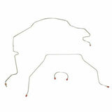Front Brake Line Kit for 51-55 Chevy Series I 1/2 Ton Truck stainless steel