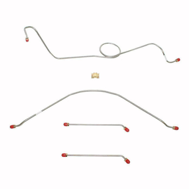 Front Brake Line Kit for 1957-1960 Ford F-100 Pickup drum brakes stainless steel