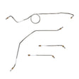 Front Brake Line Kit for 63-66 Chevy C10 2WD drum brakes stainless steel