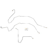 Front Brake Line Kit for 63-66 Chevy C10 , Power Disc Conv. dual master cylinder