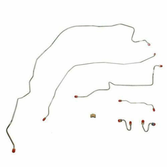 1965-1966 Ford F-100 Front Brake Line Kit Standard Drum Brakes - TKT6541OM