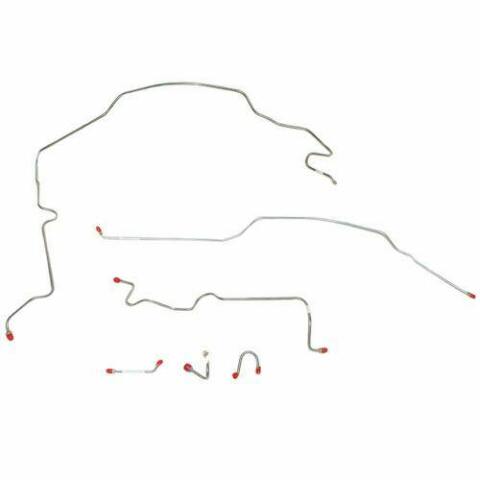 Front Brake Line Kit for 67-70 Chevy C10 2WD stainless steel
