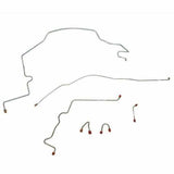 1967-1970 Chevrolet C10 Front Brake Line Kit Power Brakes Stainless - TKT6705SS