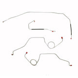 Front Brake Line Kit for 1967-1970 disc brakes stainless steel