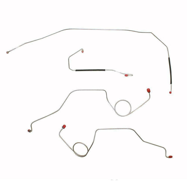 Front Brake Line Kit for 1967-1970 disc brakes stainless steel