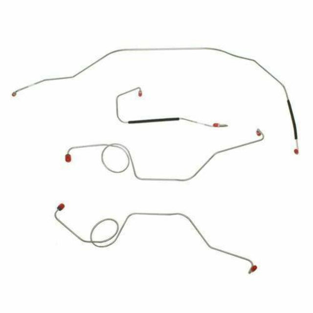 Front Brake Line Kit for 1967-1972 Ford F-100 2WD drum brakes stainless steel