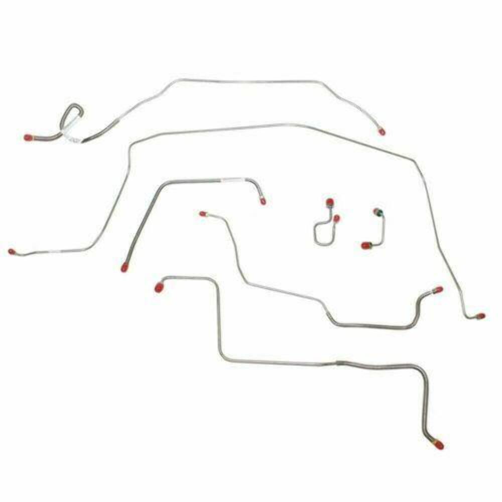 Front Brake Line Kit for 1971-1972 Chevy C10 2WD stainless steel
