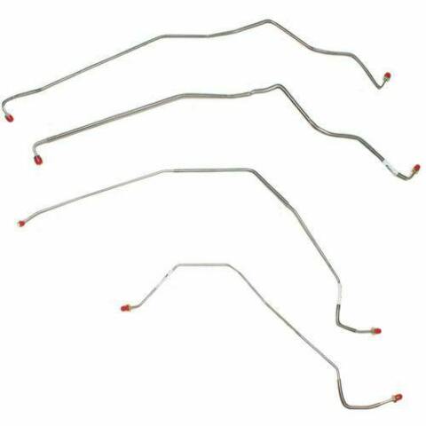 Front Brake Line Kit for 1981-1986 Chevy K30 No ABS stainless steel