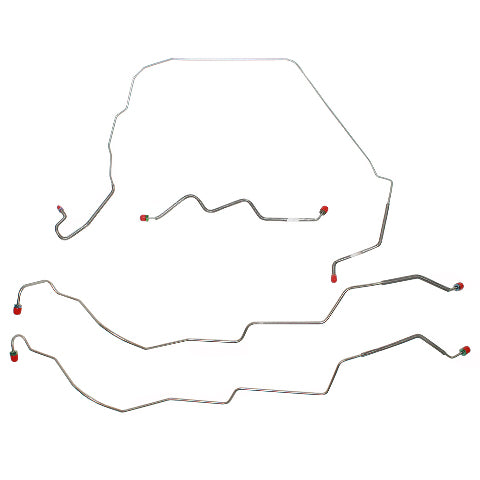 Front Brake Line Kit for 1995-1997 Chevy Astro Van ABS stainless steel