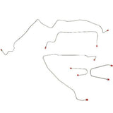 Front Brake Line Kit for 95-00 GMC Sierra 2500 stainless steel