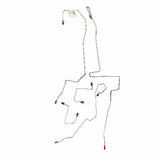 98-01 Ford Explorer Front Brake Line Kit 5.0L Stainless Steel TKT9545SS