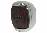1960-66 C10 Panel Tail Light Assembly-Stepside-Stainless -Left TLC53LH stainless steel