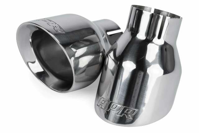 Double-Walled 4 Slash-Cut Tips (Polished) - Set of 2 stainless steel polished