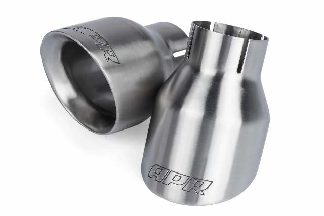 Double-Walled 4 Slash-Cut Tips (Brushed) - Set of 2 stainless steel