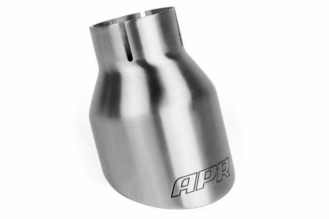 Double-Walled 4 Slash-Cut Tips (Brushed) - Set of 2 stainless steel