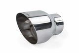 Single-Walled 4 Slash-Cut Tips (Polished Silver) - Set of 2 stainless steel polished