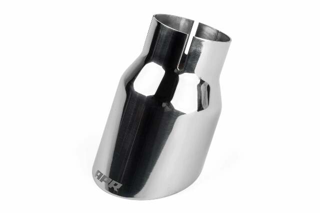 Single-Walled 3.5 Slash-Cut Tips (Polished Silver) - Set of 2 stainless steel polished