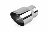 Single-Walled 3.5 Slash-Cut Tips (Polished Silver) - Set of 2 stainless steel polished