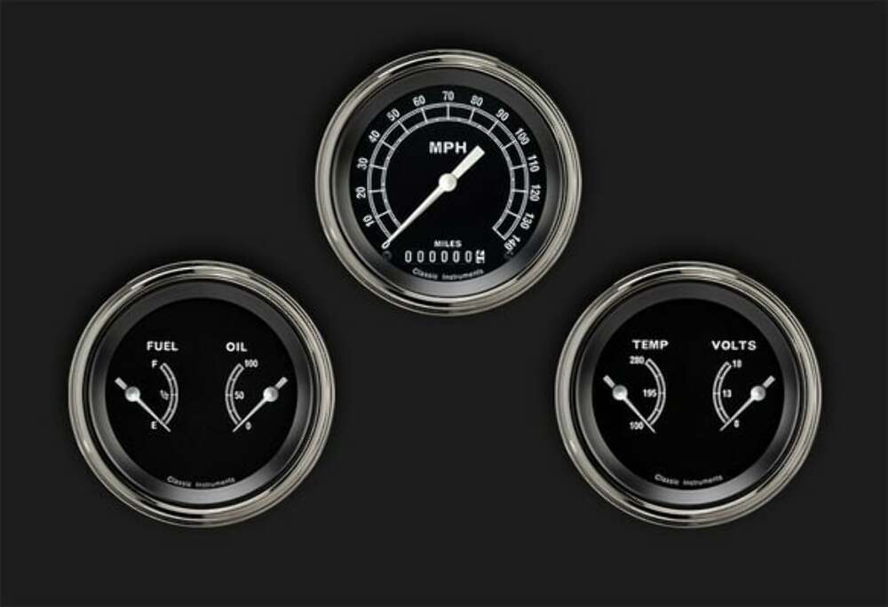 Traditional Series Three Gauge Set TR04SLF