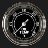 t Traditional 2 1/8" Oil Temperature Gauge TR128SLF Classic Instruments