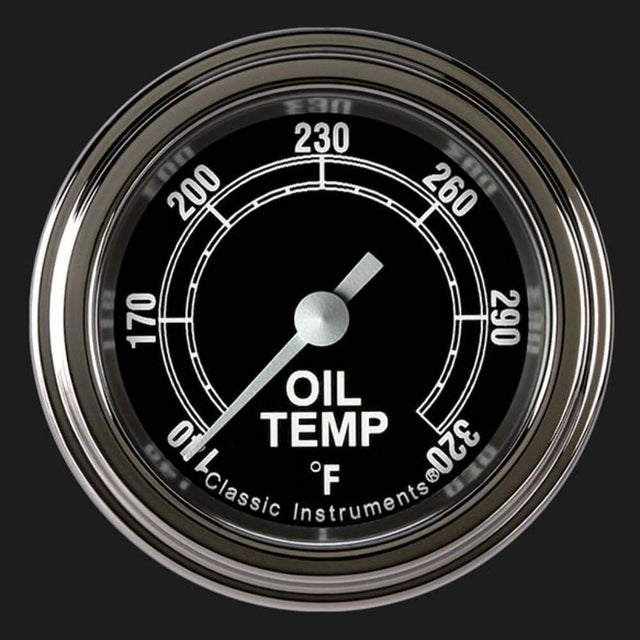 t Traditional 2 1/8" Oil Temperature Gauge TR128SLF Classic Instruments