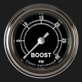 Traditional 2 1/8" Boost Gauge, 30 psi TR142SLF
