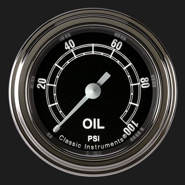 Traditional 2 1/8" Oil Pressure Gauge TR181SLF